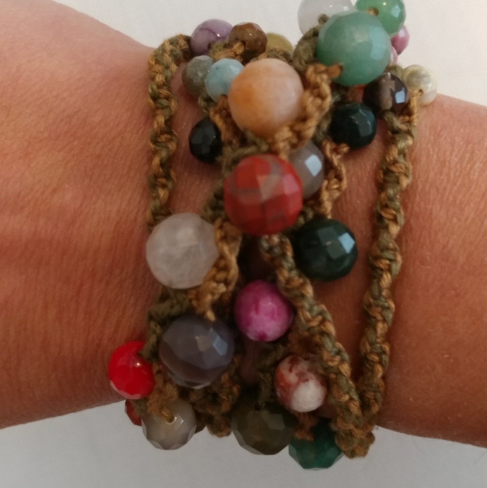 Chan Luu Multi Color Stone Necklace or Bracelet